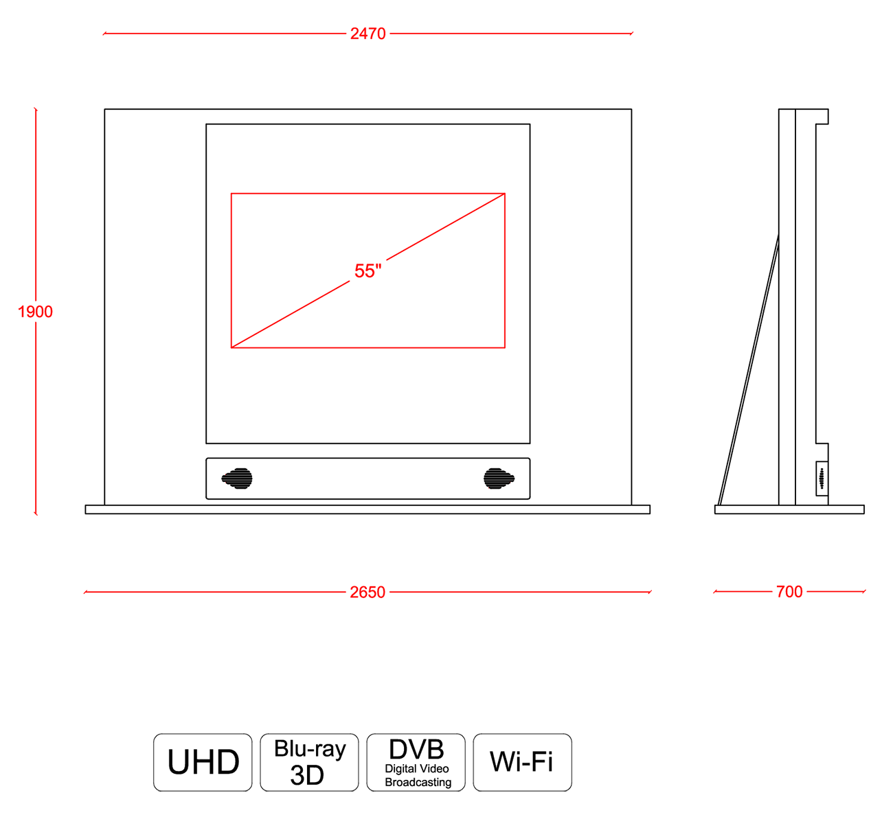 mimesis mirror tv reverie, vanishing tv, hidden tv, custom audio video system